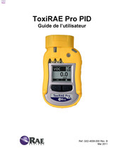 RAE Systems ToxiRAE Pro PID Guide De L'utilisateur