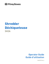 Pitney Bowes SH2A Guide D'utilisation