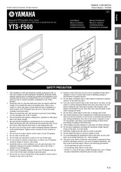 Yamaha YTS-F500 Manuel D'installation