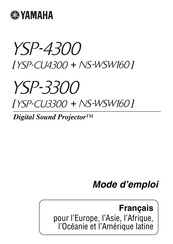 Yamaha YSP-3300 Mode D'emploi