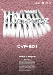 Yamaha Clavinova CVP-201 Mode D'emploi