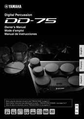 Yamaha DD-75 Mode D'emploi