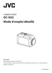 JVS GC-XA2 Mode D'emploi Détaillé