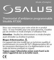 Salus RT500 Mode D'emploi