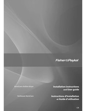 Fisher & Paykel AeroCare Série Instructions D'installation Et Guide D'utilisation