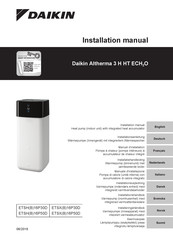Daikin Altherma 3 H HT ECH2O ETSX16P50D Manuel D'installation