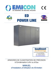 Emicon ED POWER Line EDX F Serie Manuel D'installation, D'utilisation Et D'entretien