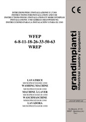 grandimpianti WFEP 8 Instructions Pour L'installation Et Mode D'emploi