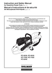 Dolmar Power Cut PC-6530 Manuel D'instructions Et De Sécurité
