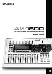 Yamaha AW1600 Mode D'emploi