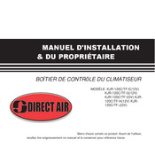 Direct Air KJR-120C/TF-E Manuel D'installation Et Du Propriétaire