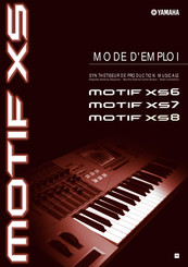 Yamaha MOTIF XS Mode D'emploi