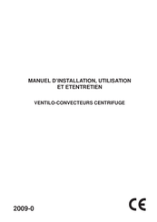 CAIROX VCE 120 Manuel D'installation, Utilisation Et Entretien