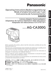 Panasonic AG-CA300G Mode D'emploi