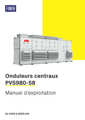 Fimer PVS980-58 Manuel D'exploitation