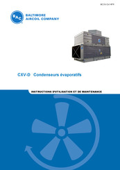 BAC CXV-D944 Série Instructions D'utilisation Et De Maintenance