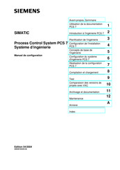Siemens SIMATIC PCS 7 Manuel De Configuration
