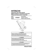 Hitachi NT50AGF Mode D'emploi Et Consignes De Sécurité
