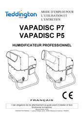 Teddington VAPADISC P7 Mode D'emploi Pour L'utilisation Et L'entretien