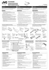 JVC KD-NX5000 Manuel D'installation/Raccordement