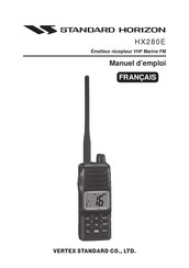 Standard Horizon HX280E Manuel D'emploi