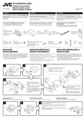 JVC KD-G400 Manuel D'installation/Raccordement