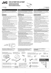 JVC KW-AV70BT Manuel D'installation/Raccordement