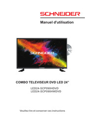 Schneider LED24-SCP090HDVD Manuel D'utilisation