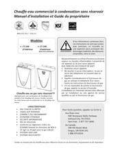 AO Smith CT-199 Manuel D'installation Et Guide Du Propriétaire