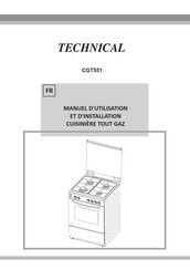 Technical CGT551 Manuel D'utilisation