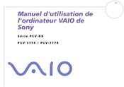 Sony VAIO PCV-7778 Manuel D'utilisation
