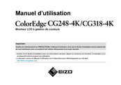 Eizo ColorEdge CG318-4K Manuel D'utilisation