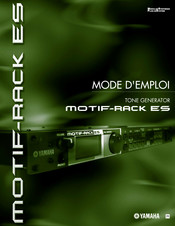 Yamaha MOTIF-RACK ES Mode D'emploi