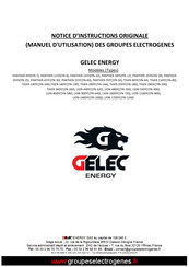 Gelec ENERGY PANTHER-14YD Notice D'instructions Originale