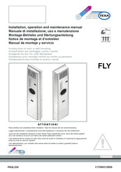 PAVARINI COMPONENTS FLY25H Notice De Montage Et D'entretien