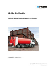 Faun ROTOPRESS 518 Guide D'utilisation