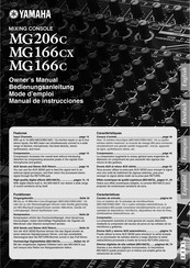 Yamaha MG166CX Mode D'emploi