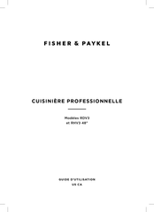 Fisher & Paykel RHV3-484 Guide D'utilisation