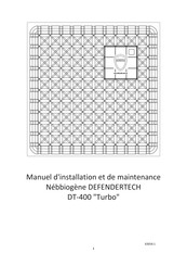 Tek Group DEFENDERTECH DT-400 Turbo Manuel D'installation Et De Maintenance