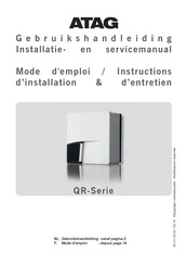 Atag QR Série Mode D'emploi / Instructions D'installation & D'entretien