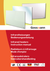 GOSSMANN A850 Pro Mode D'emploi