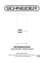 Schneider SCB315VNFB Manuel D'instructions