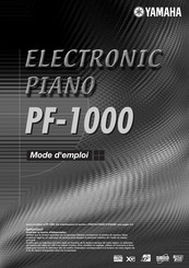 Yamaha PF-1000 Mode D'emploi
