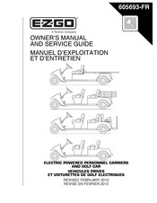 Textron E-Z-GO TE5 2007 Manuel D'exploitation Et D'entretien