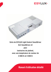 ESYLUX ELC SmartDriver x4 BT Manuel D'utilisation Détaillé