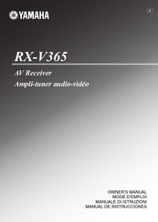 Yamaha RX-V365 Mode D'emploi