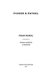 Fisher & Paykel WODV230 Guide D'utilisation