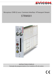 EVICOM STRM001 Instructions D'emploi