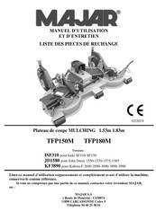 MAJAR TFP150M Manuel D'utilisation