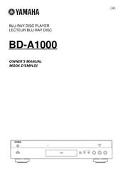 Yamaha BD-A1000 Mode D'emploi